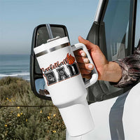 Basketball Dad Tumbler With Handle Gift For Sport Lover
