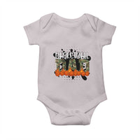 Basketball Dad Baby Onesie Camouflage Flame Graphic For Sport Lover - Wonder Print Shop