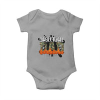 Basketball Dad Baby Onesie Camouflage Flame Graphic For Sport Lover - Wonder Print Shop