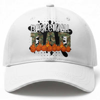 Basketball Dad Baseball Cap Camouflage Flame Graphic For Sport Lover