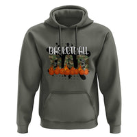 Basketball Dad Hoodie Camouflage Flame Graphic For Sport Lover - Wonder Print Shop