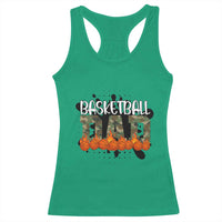 Basketball Dad Racerback Tank Top Camouflage Flame Graphic For Sport Lover - Wonder Print Shop