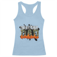 Basketball Dad Racerback Tank Top Camouflage Flame Graphic For Sport Lover - Wonder Print Shop