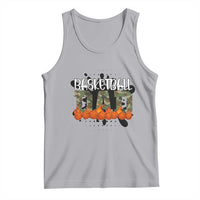 Basketball Dad Tank Top Camouflage Flame Graphic For Sport Lover - Wonder Print Shop