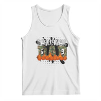 Basketball Dad Tank Top Camouflage Flame Graphic For Sport Lover - Wonder Print Shop