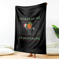 Funny Zombie Hand Basketball Christmas Gift Throw Blanket - Wonder Print Shop