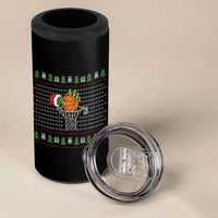 Funny Zombie Hand Basketball Christmas Gift 4 in 1 Can Cooler Tumbler