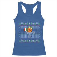 Funny Zombie Hand Basketball Christmas Gift Racerback Tank Top - Wonder Print Shop