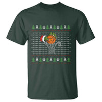 Funny Zombie Hand Basketball Christmas Gift T Shirt - Wonder Print Shop