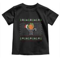 Funny Zombie Hand Basketball Christmas Gift Toddler T Shirt - Wonder Print Shop