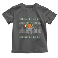 Funny Zombie Hand Basketball Christmas Gift Toddler T Shirt - Wonder Print Shop