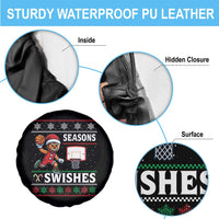 Seasons Swishes Spare Tire Cover Funny Gingerbread Basketball Christmas Gift - Wonder Print Shop