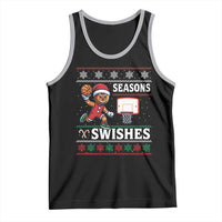 Seasons Swishes Tank Top Funny Gingerbread Basketball Christmas Gift - Wonder Print Shop