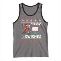 Seasons Swishes Tank Top Funny Gingerbread Basketball Christmas Gift - Wonder Print Shop