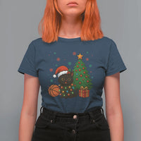 Funny Christmas Black Cat T Shirt For Women Gift For Cat Lover - Wonder Print Shop