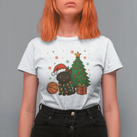 Funny Christmas Black Cat T Shirt For Women Gift For Cat Lover - Wonder Print Shop