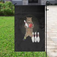 Funny Cat Bowling Meme Garden Flag Gift For Bowlers - Wonder Print Shop