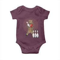 Funny Cat Bowling Meme Baby Onesie Gift For Bowlers - Wonder Print Shop