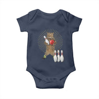 Funny Cat Bowling Meme Baby Onesie Gift For Bowlers - Wonder Print Shop