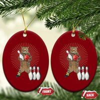 Funny Cat Bowling Meme Ceramic Ornament Gift For Bowlers - Wonder Print Shop