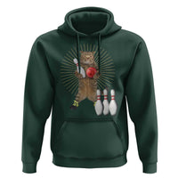 Funny Cat Bowling Meme Hoodie Gift For Bowlers - Wonder Print Shop