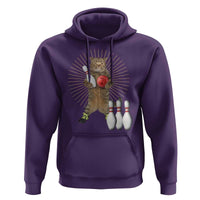 Funny Cat Bowling Meme Hoodie Gift For Bowlers - Wonder Print Shop