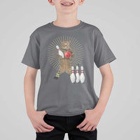 Funny Cat Bowling Meme T Shirt For Kid Gift For Bowlers - Wonder Print Shop