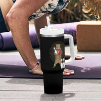 Funny Cat Bowling Meme Tumbler With Handle Gift For Bowlers - Wonder Print Shop