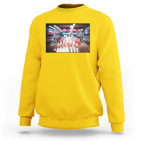 Funny Cats Bowling Battle Sweatshirt Gift For Cat Lovers - Wonder Print Shop