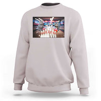 Funny Cats Bowling Battle Sweatshirt Gift For Cat Lovers - Wonder Print Shop