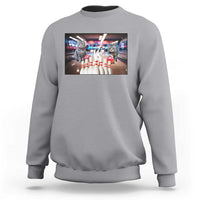 Funny Cats Bowling Battle Sweatshirt Gift For Cat Lovers - Wonder Print Shop