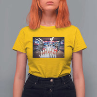 Funny Cats Bowling Battle T Shirt For Women Gift For Cat Lovers - Wonder Print Shop
