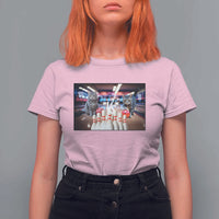 Funny Cats Bowling Battle T Shirt For Women Gift For Cat Lovers - Wonder Print Shop