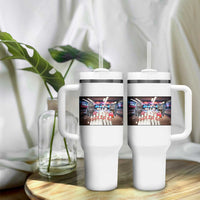 Funny Cats Bowling Battle Tumbler With Handle Gift For Cat Lovers - Wonder Print Shop