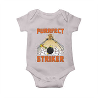 Funny Cat Bowling Gift Baby Onesie Purrfect Striker - Wonder Print Shop