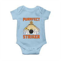 Funny Cat Bowling Gift Baby Onesie Purrfect Striker - Wonder Print Shop