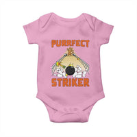 Funny Cat Bowling Gift Baby Onesie Purrfect Striker - Wonder Print Shop
