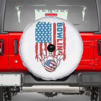 American Flag Patriotic Bowling Spare Tire Cover Bowler Gift - Wonder Print Shop