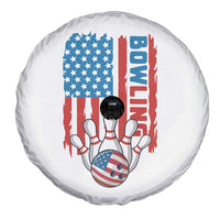 American Flag Patriotic Bowling Spare Tire Cover Bowler Gift - Wonder Print Shop