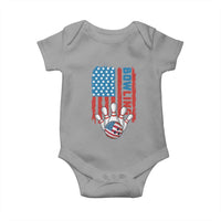 American Flag Patriotic Bowling Baby Onesie Bowler Gift - Wonder Print Shop