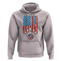 American Flag Patriotic Bowling Hoodie Bowler Gift - Wonder Print Shop