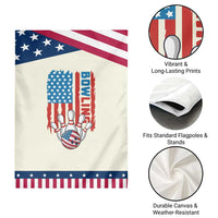 American Flag Patriotic Bowling Garden Flag Bowler Gift