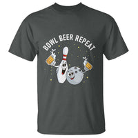Funny Bowling Beer Lover Gift T Shirt Bowl Beer Repeat - Wonder Print Shop