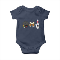 Funny Bowling And Beer Lover Gift Baby Onesie - Wonder Print Shop