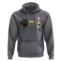 Funny Bowling And Beer Lover Gift Hoodie - Wonder Print Shop
