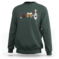 Funny Bowling And Beer Lover Gift Sweatshirt - Wonder Print Shop