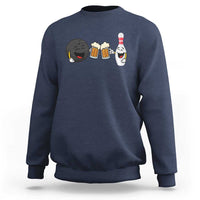 Funny Bowling And Beer Lover Gift Sweatshirt - Wonder Print Shop