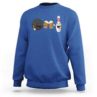 Funny Bowling And Beer Lover Gift Sweatshirt - Wonder Print Shop