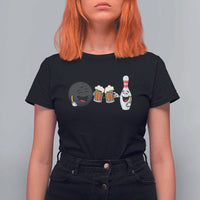 Funny Bowling And Beer Lover Gift T Shirt For Women - Wonder Print Shop