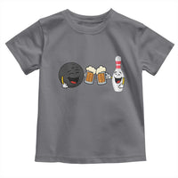 Funny Bowling And Beer Lover Gift Toddler T Shirt - Wonder Print Shop